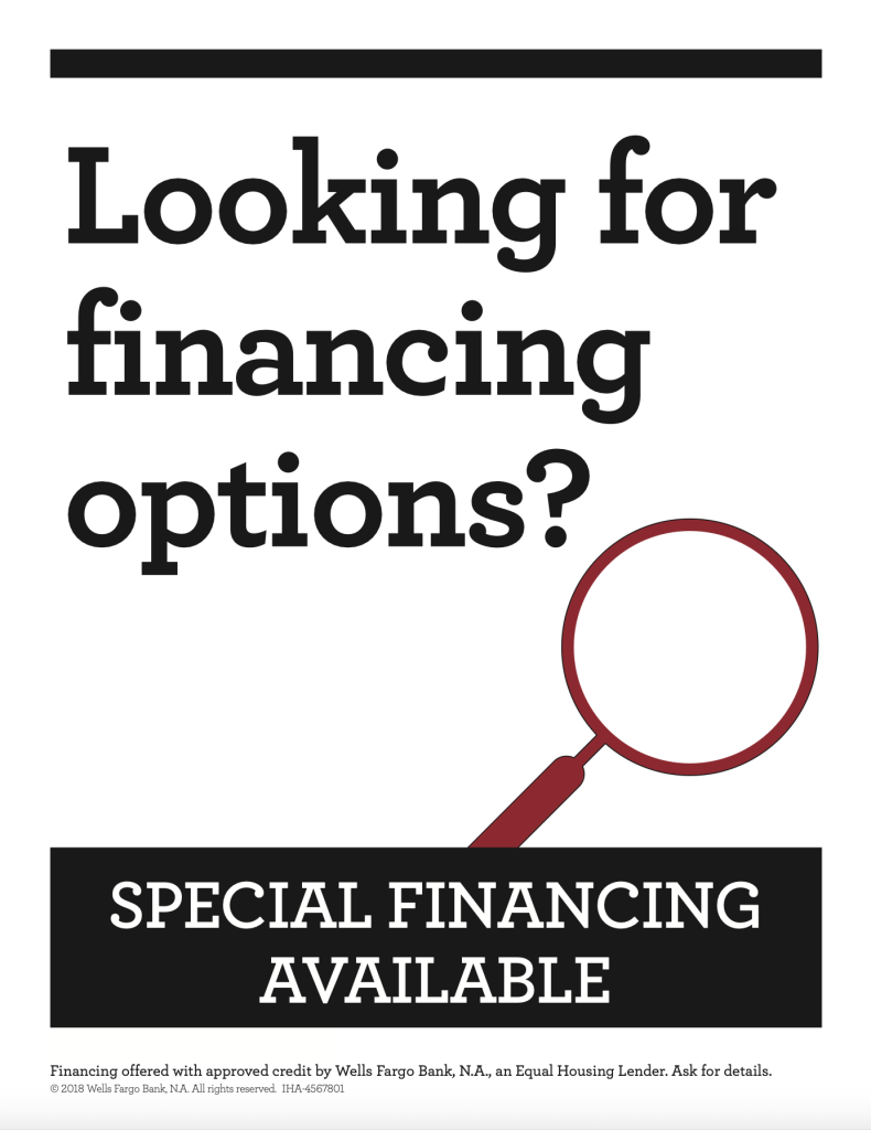 Special Financing Available